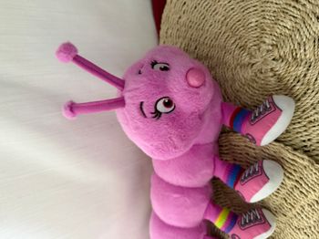 Peluche Doudou Mille Pattes Lansay Rose Année 2016