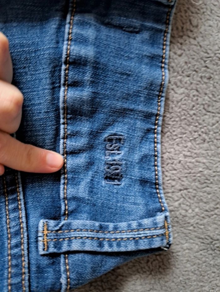 Jean taille basse bleu - photo numéro 5