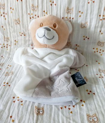 Doudou ours Tom et Zoé