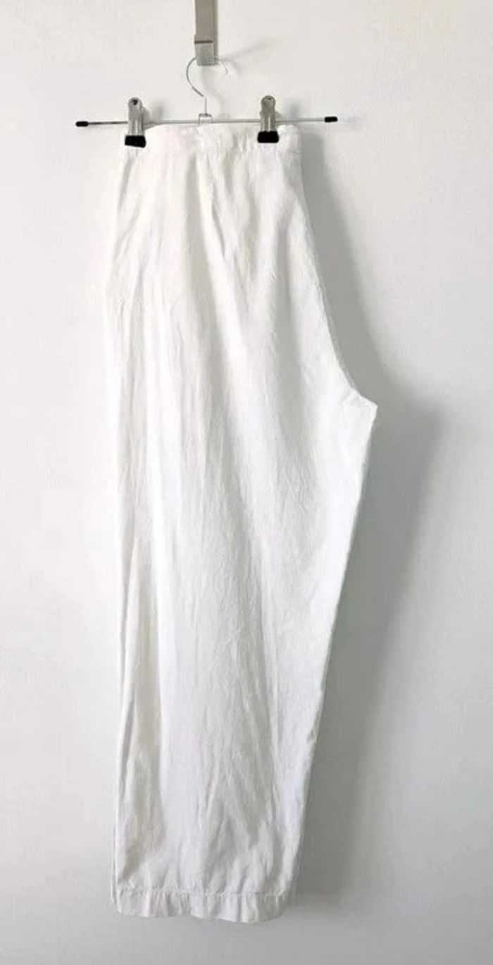 Pantacourt en lin et coton - Columbia - taille S - photo numéro 3