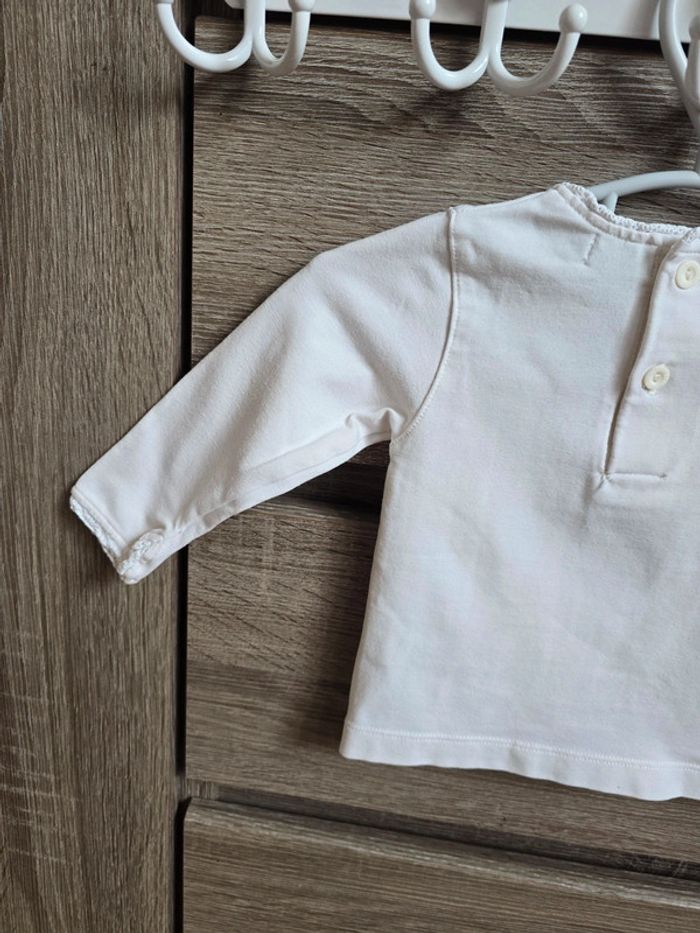 Vêtement Bébé Fille - T-shirt ML - Obaibi - 6 mois - photo numéro 6