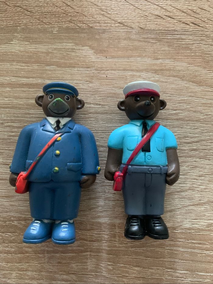 7 figurines petit ours brun les métiers - photo numéro 4