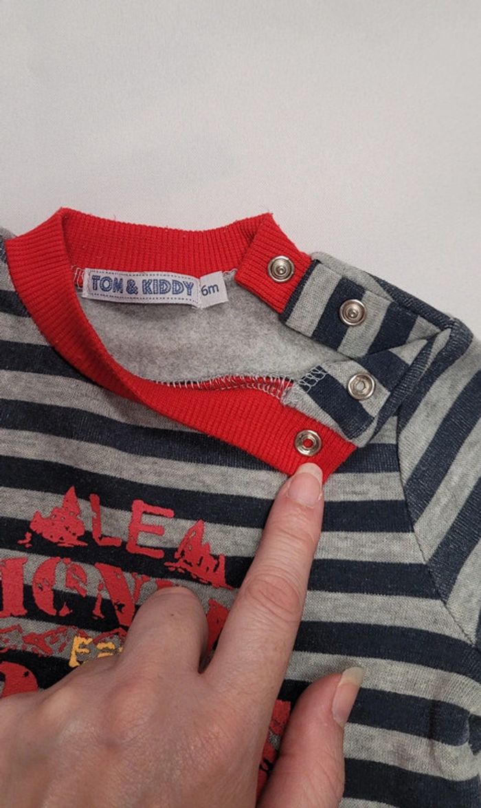 Pull polaire Rayé Tom & Kiddy - photo numéro 3