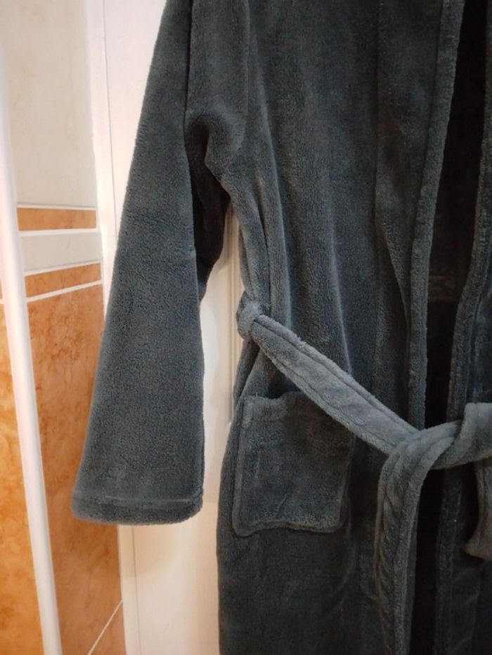 Robe de chambre/peignoir gris foncé T.10/12 ans - Kiabi - photo numéro 4