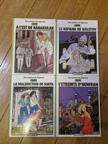 Lot de 4 bd stephane ceppi