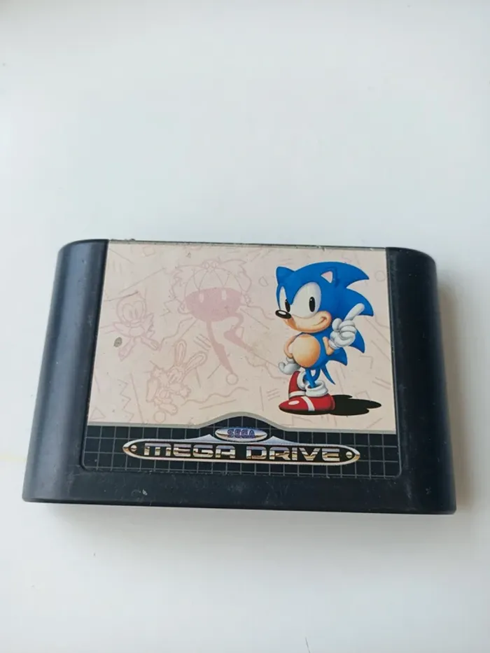 Jeu sega Megadrive sonic the hedgedog en loose (cartouche seule)