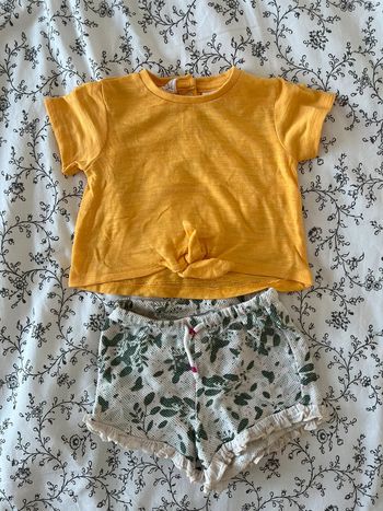 Shirt et teeshirt zara 6-9 mois