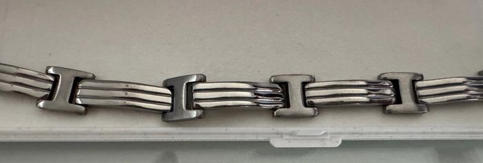 Bracelet homme acier neuf - photo numéro 2