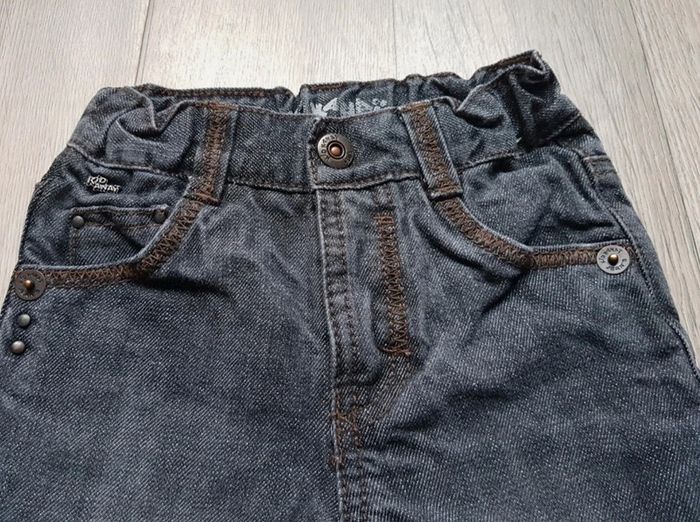 Jean Kidkanaï Gris/Noir 12 mois Garçon - photo numéro 3