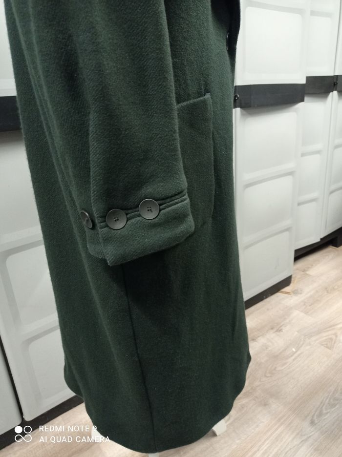 Manteau long oversize 75%laine ZARA - S - photo numéro 4