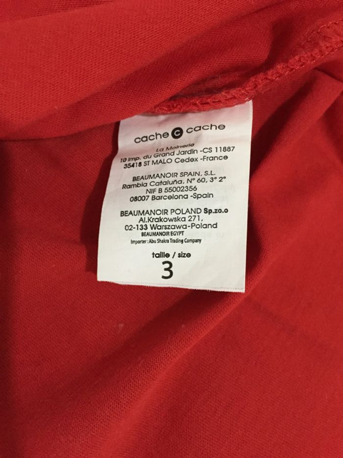 tee shirt rouge - photo numéro 3