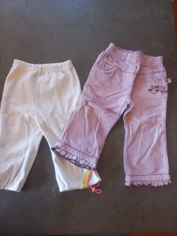 Lot pantalons velours 23 mois
