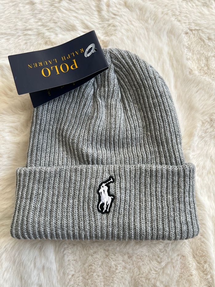 Bonnet Ralph Lauren gris