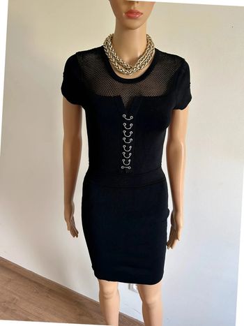 Robe noire à manches courtes Morgan taille S jamais portée