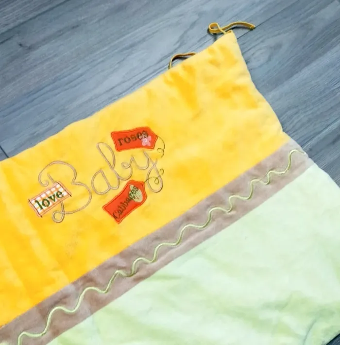 Ensemble turbulette, tour de lit et couverture garçon Ours au jardin - photo numéro 5