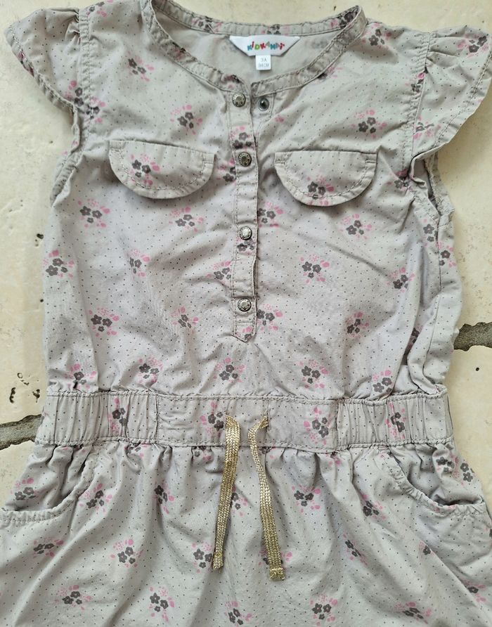 Robe d'été fleurie Kidkanai - 3 ans - photo numéro 2