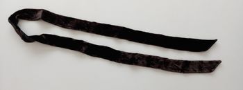 Grande ceinture en velours pour costume