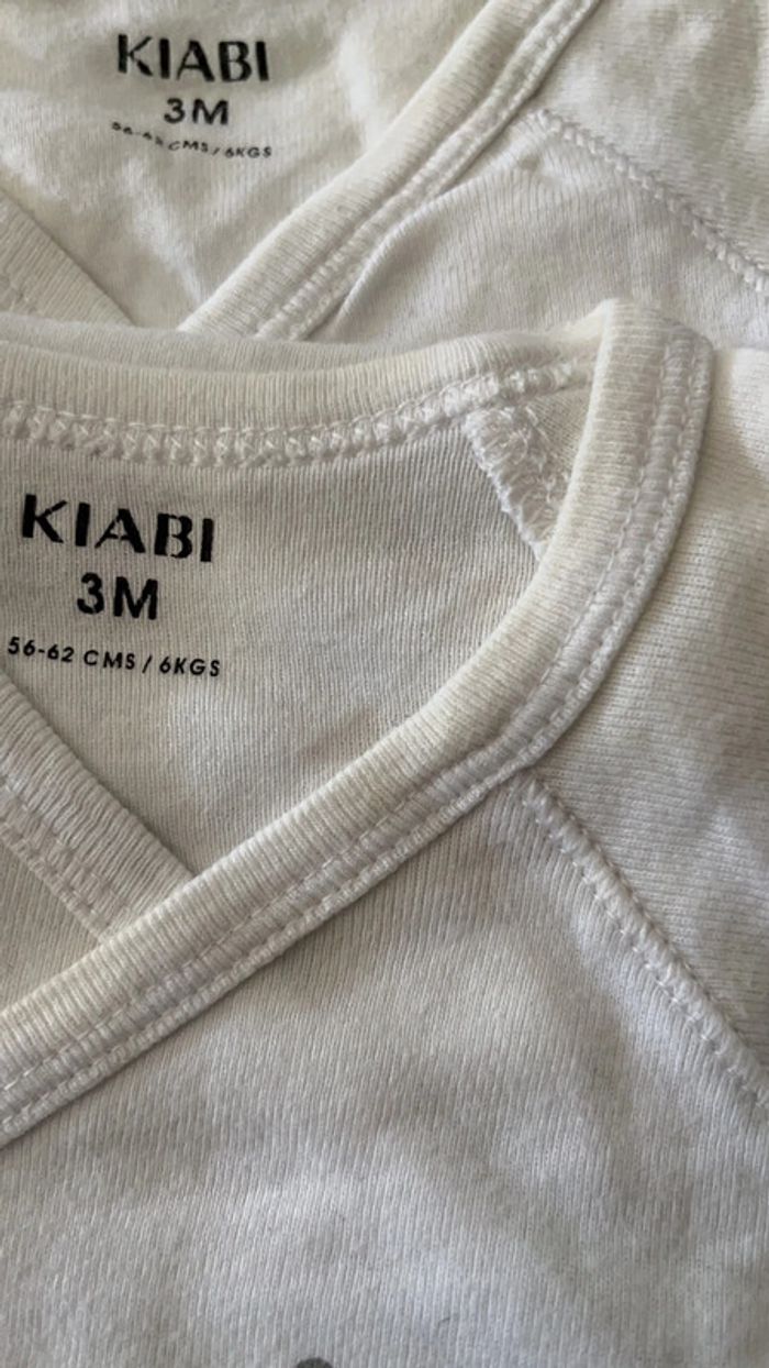 Bodies manches courtes 3 mois - photo numéro 2