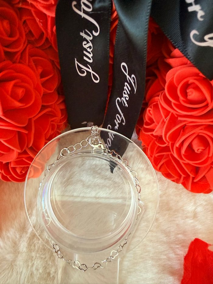 ❤️ Bracelet argenté cœurs entrelacés – Romantique et tendance ❤️ - photo numéro 2