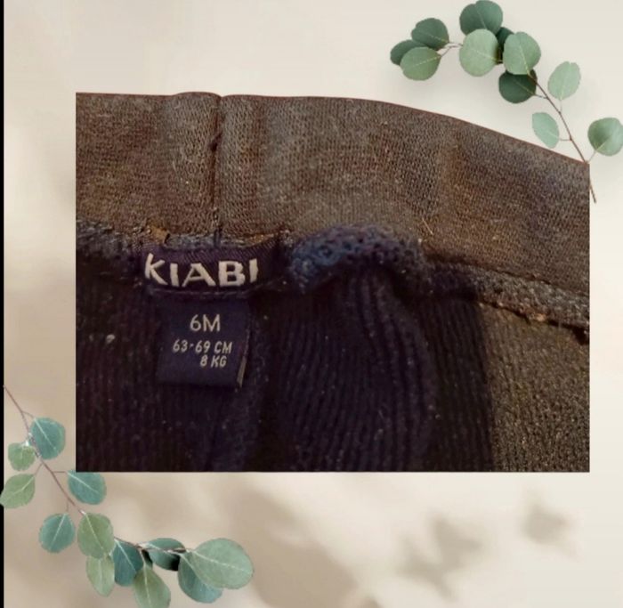 Pantalon/Legging Bébé Fille 6 Mois - KIABI Noir Mouchetée - photo numéro 3