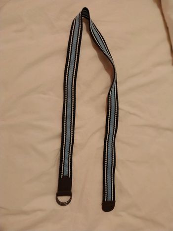 Ceinture enfant marine et blanc