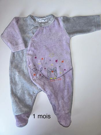 Pyjama 1 mois