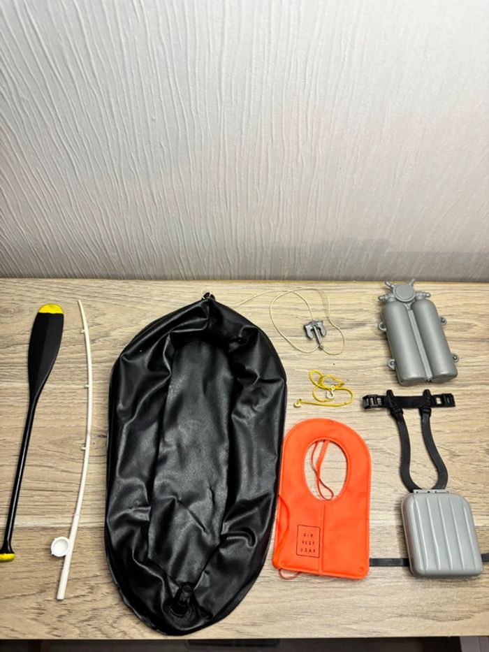 Lot accessoires figurines action figure action Joe action man Hasbro vintage , plongeur