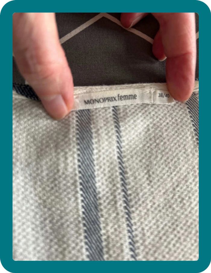 Robe tunique sortie de plage taille 38/40 - Monoprix - photo numéro 8