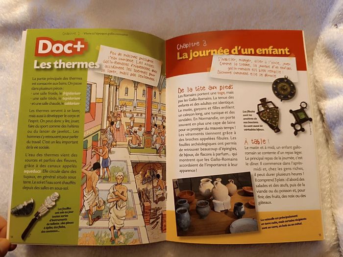 Livre : La vie au temps des Romains _ Normandie Junior - photo numéro 5