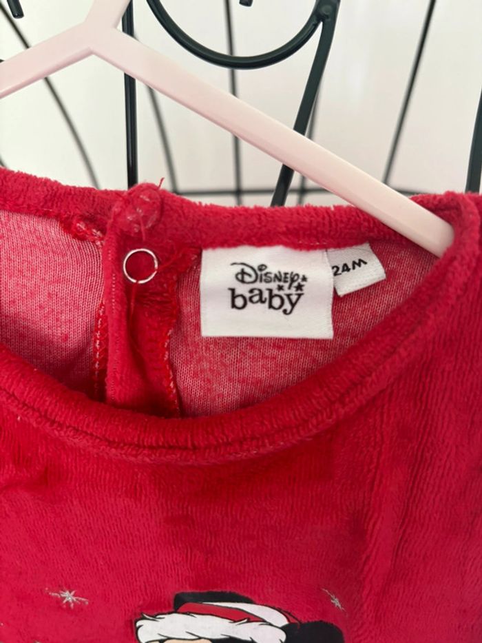 👶 Lot de 2 Pyjamas Disney Baby Mickey - Taille 24 mois 🎄 - photo numéro 2
