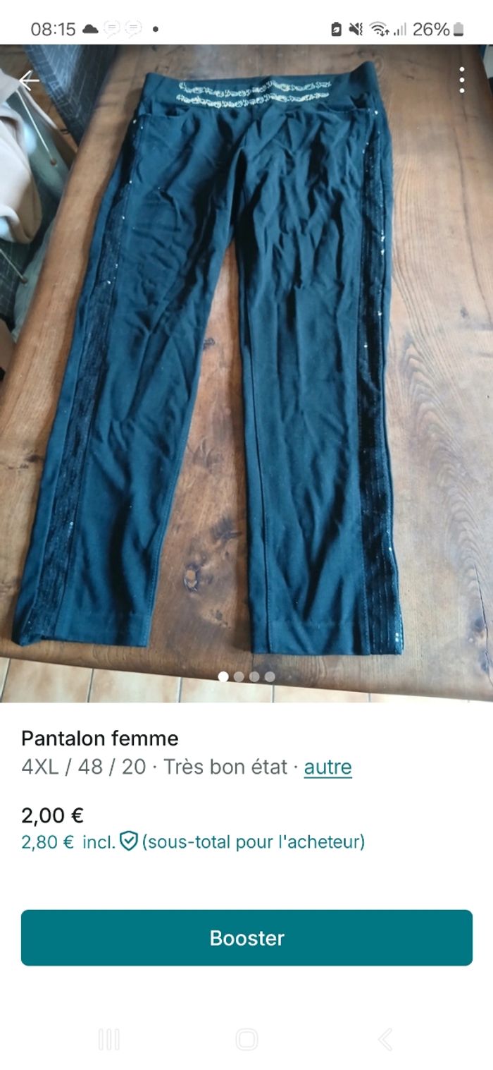 Pantalon femme