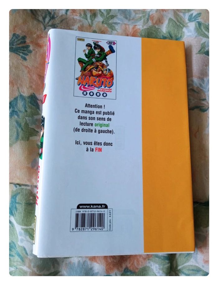Naruto Tome 10 manga - photo numéro 3