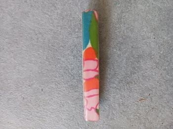 barrette colorée vintage