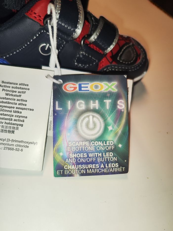 Baskets geox spider-man à lumières taille 22 neuf - photo numéro 7