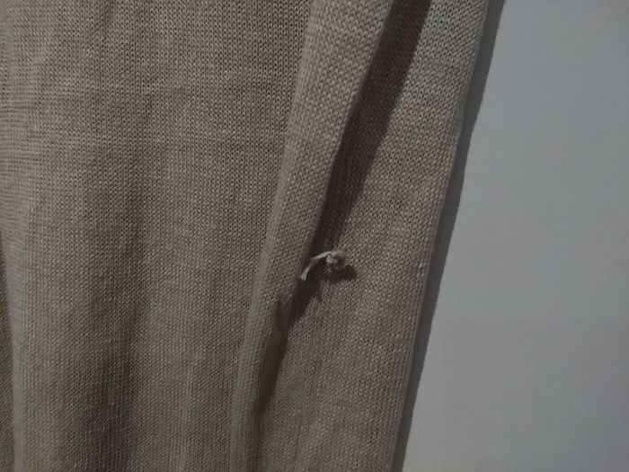 Robe en lin blanc cassé L - photo numéro 4