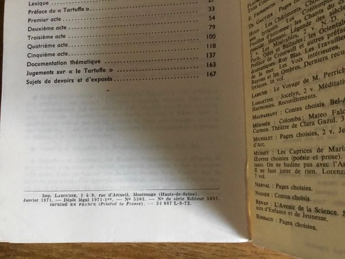 Livre « le tartuffe » - photo numéro 3