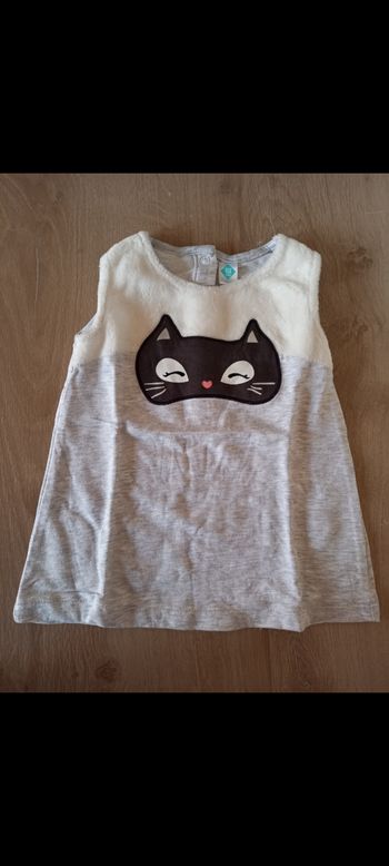 Robe chat fille 12 mois