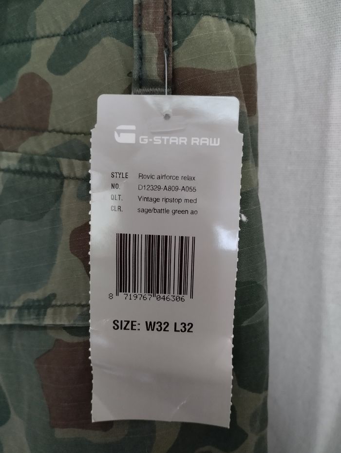 Pantalon G-star Raw Rovic Airforce relax taille W32 L32 - Neuf - photo numéro 5