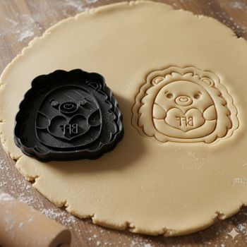 Emporte-pièce hérisson avec cœur pour biscuits et pâtisserie de 8 cm