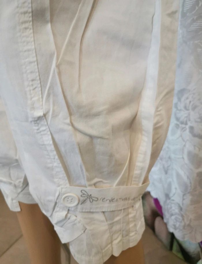 Pantacourt blanc. Taille 36. La Mode Est À Vous - photo numéro 2