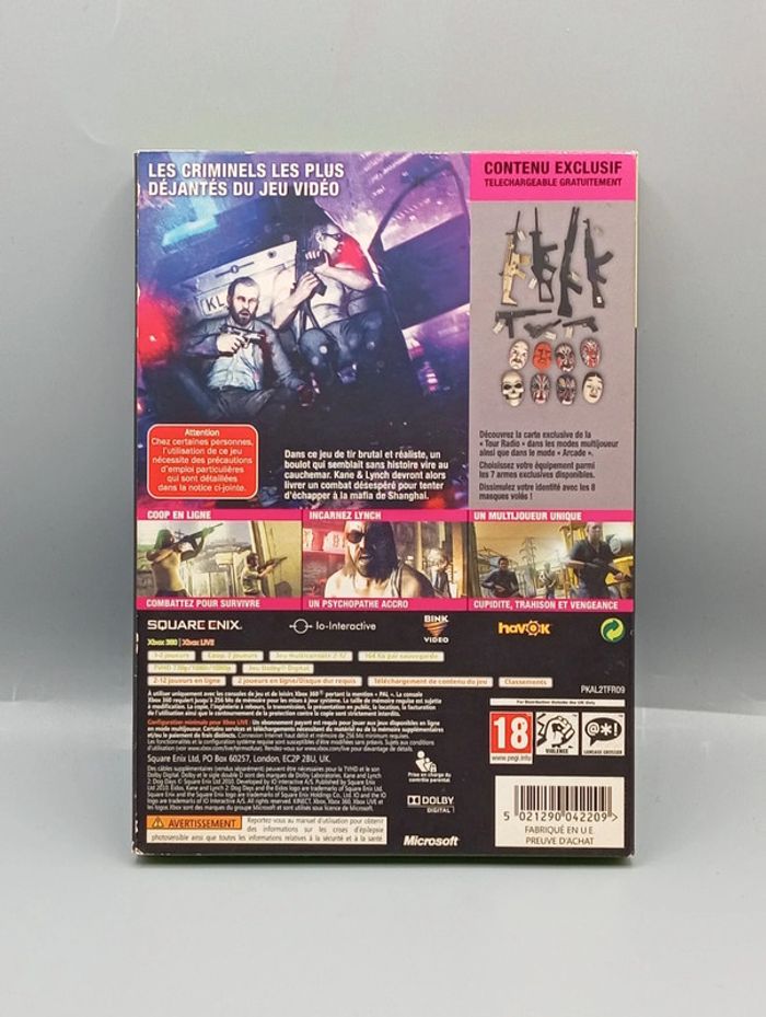 Kane & Lynch 2 Dog days Xbox 360 - photo numéro 3