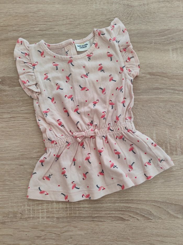 Robe flamant rose