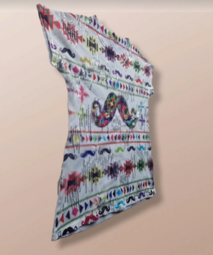 👕T-shirt graphique multicolore Piaoya Taille 12 ans - photo numéro 3