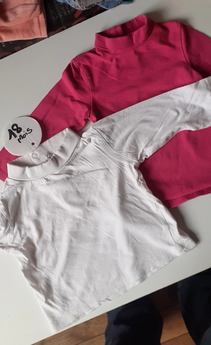 Lot de 2 sous pull 18 mois - photo numéro 2