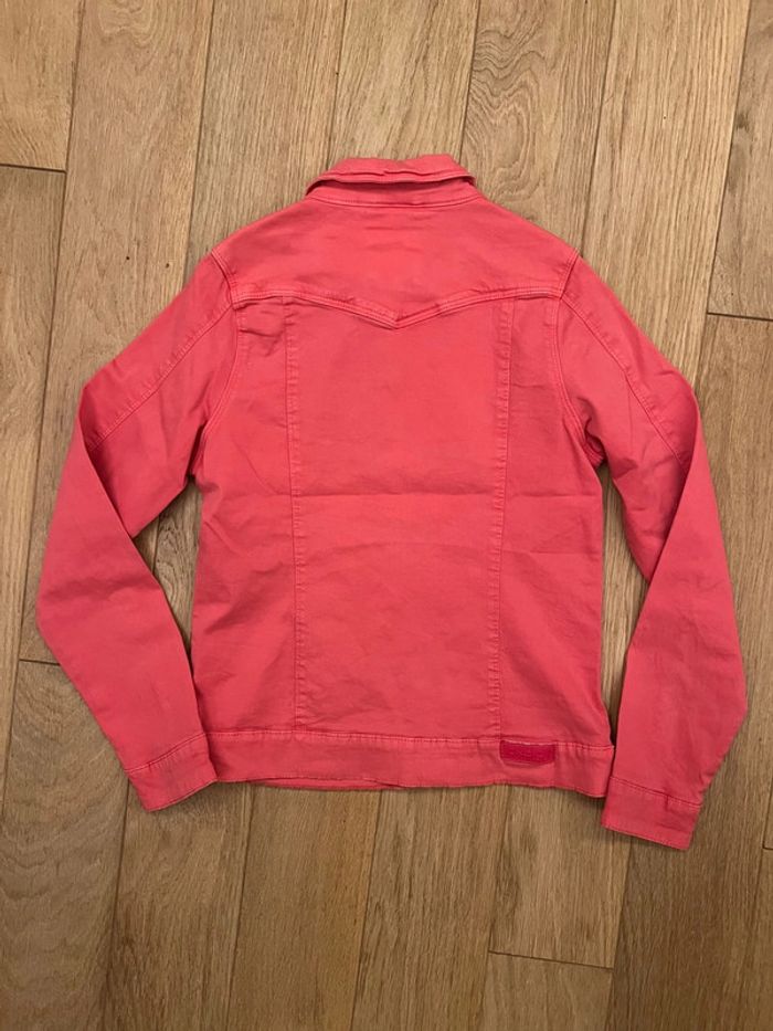 Veste jeans fuschia okaidi 12 ans très bon état - photo numéro 3