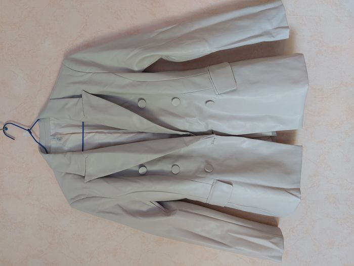 Veste / blazer Lumina simili cuir écru taille M - photo numéro 5