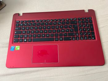 Clavier rouge complet – ASUS R540LJ (d’origine)