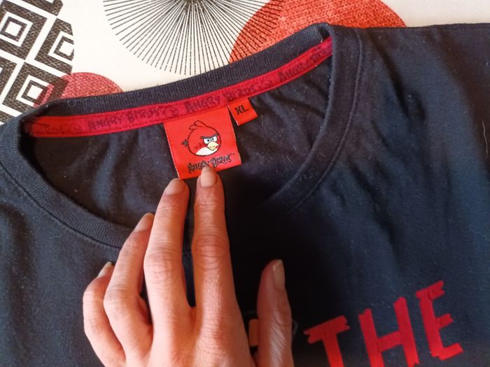 T-shirt humour angry birds 👨 taille XL comme neuf - photo numéro 4