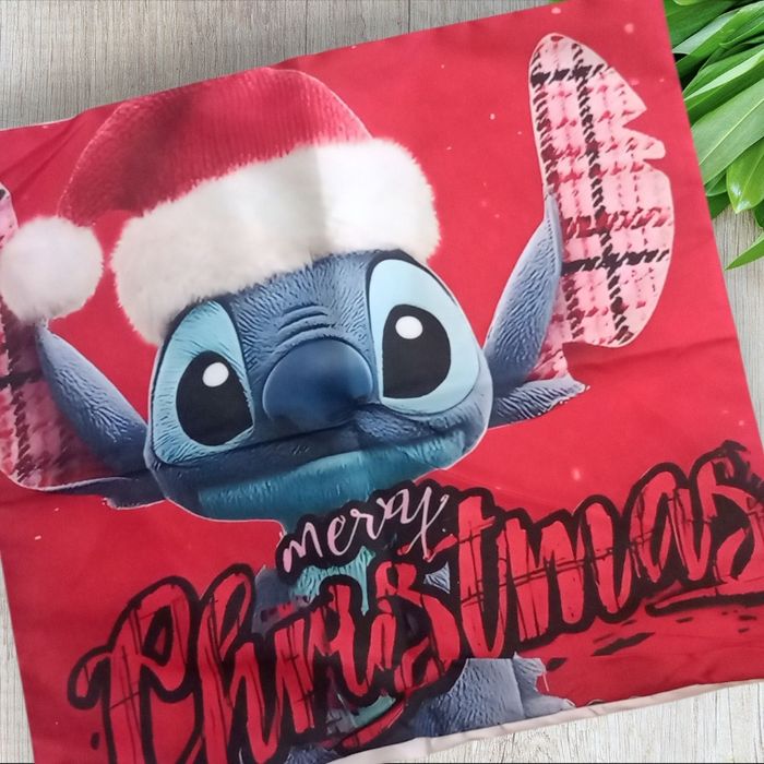 Housse de coussin stitch Disney noël - photo numéro 2