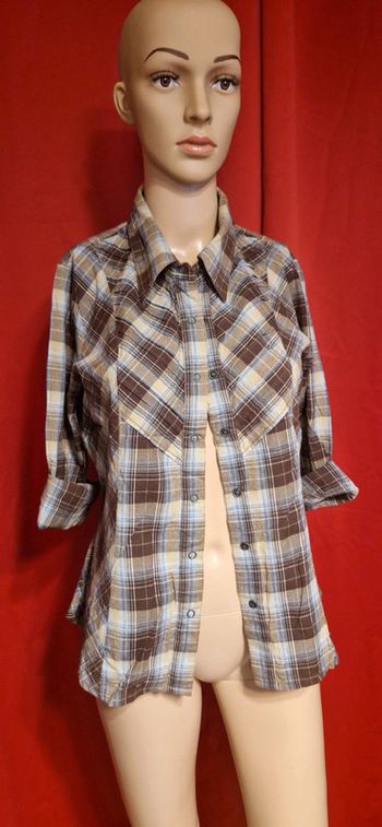 Chemise femme taille 38 carreaux